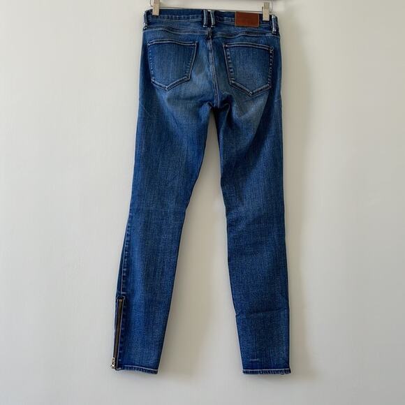 Madewell Skinny Skinny Ankle Zipper Jeans Size 25 - Picture 7 of 8